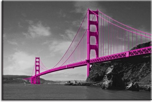 fototapety różowy most