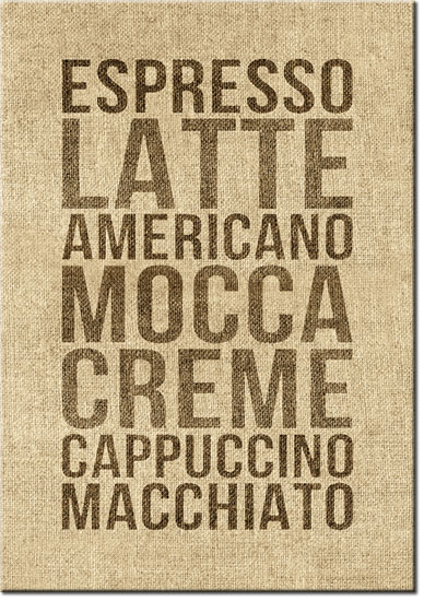 plakat o kawie
