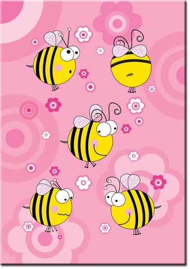 obrazy z pszczółkami