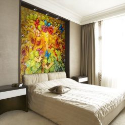 kolorowe dekoracje do sypialni