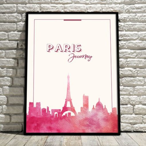 plakat w ramie - Paryż