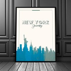 modny plakat na ścianę - Nowy Jork