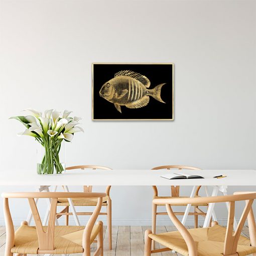 złota rybka na plakacie