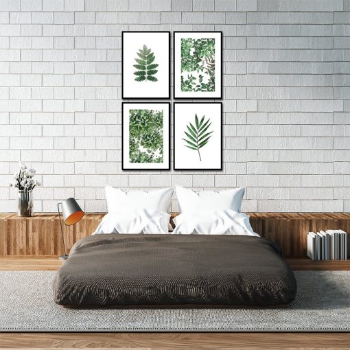 plakaty z roślinami do sypialni