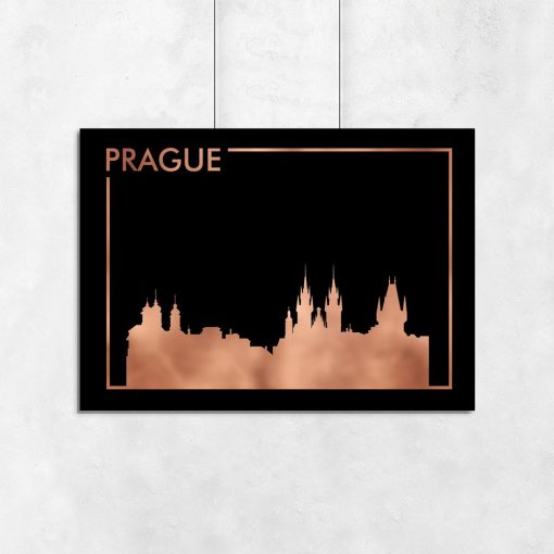Praga jako ozdoba plakatu