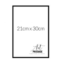 ramka czarna do plakatu 21x30