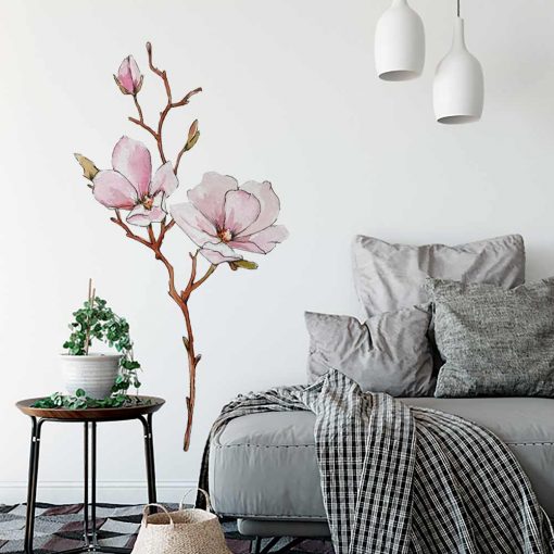 Naklejka z motywem magnolii
