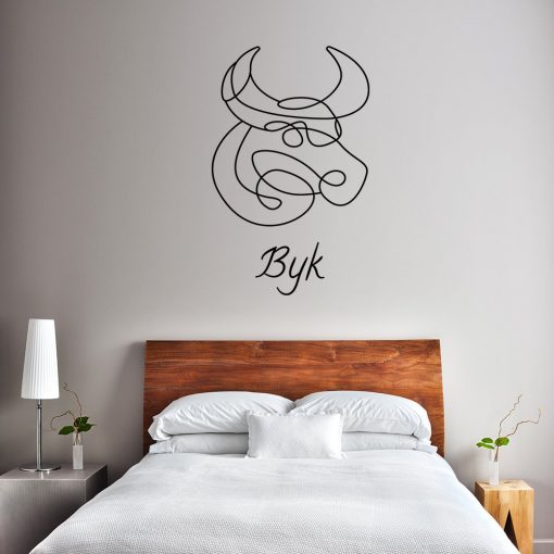 Ornament ścienny znak zodiaku byka
