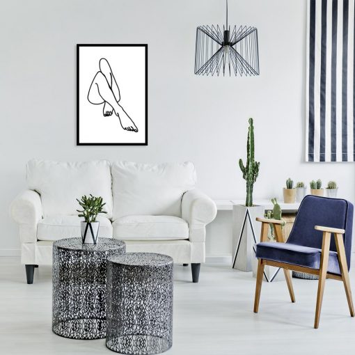 minimalistyczny plakat do salonu