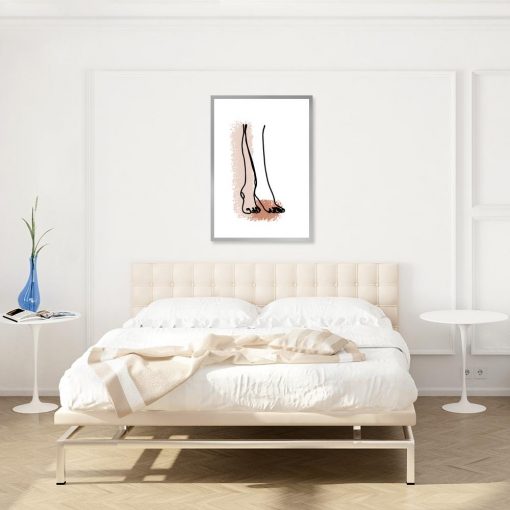 plakat nogi kobiety