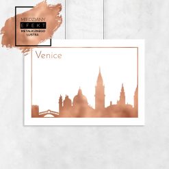 Plakat miedziany z Wenecją