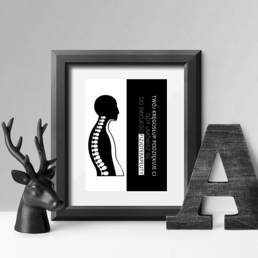 plakat fizjoterapia rehabilitacja masaż