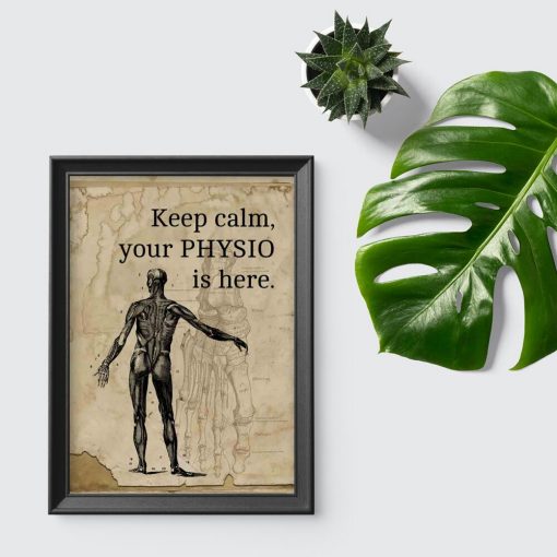 Plakat do gabinetu fizjoterapeuty - Keep calm