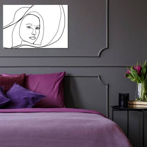 Obraz - Line art do sypialni