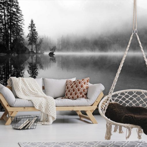 Fototapeta do salonu - Mgła nad jeziorem