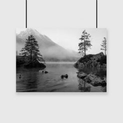 Plakat do pokoju - Jezioro i drzewa