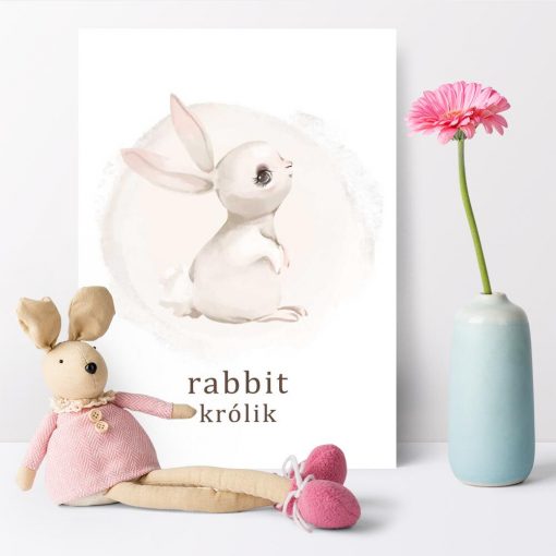 Plakat do przedszkola - Rabbit