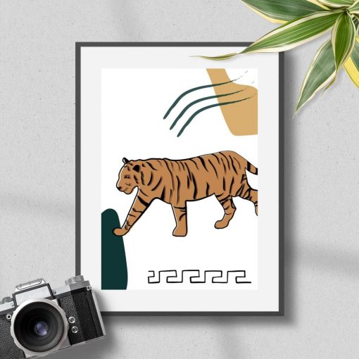 Tygrys na plakacie do powieszenia w biurze