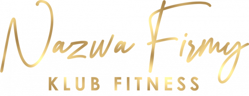 Trójwymiarowe logo dla klubu fitness z piękną czcionką