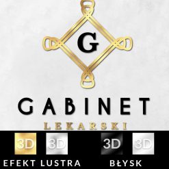 Gabinet lekarski - logotyp 3d