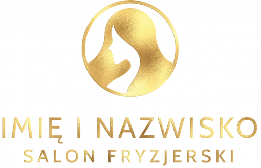 Znak fryzjerski - logo przestrzenne