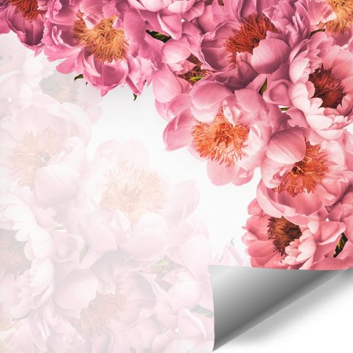 Tapeta z różowymi kwiatuszkami