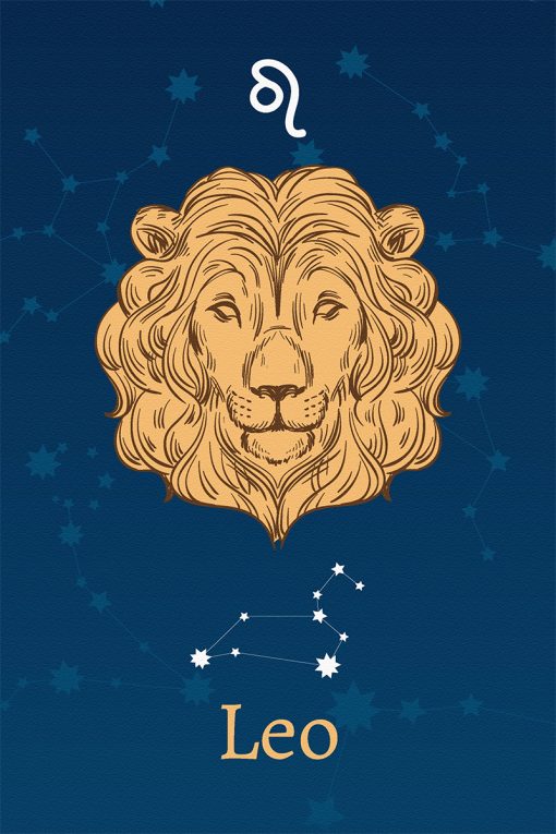 Obraz ze znakiem zodiaku Leo