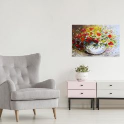 Kopia obrazu Anny Wach z polnymi kwiatami