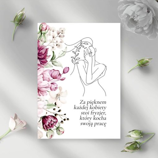 Plakat salonu fryzjerskiego